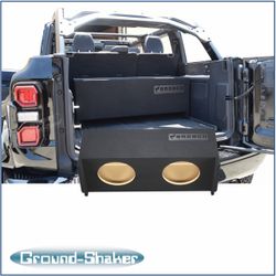 Ground-Shaker Black 12" Dual Sealed Sub Box for Ford Bronco