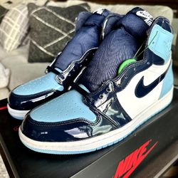 AIR JORDAN 1 "UNC PATENT" SIZE 11W