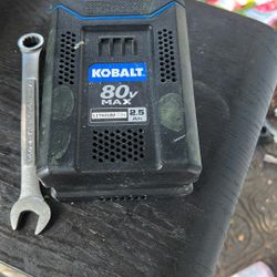 Kobalt 80 V Max Lithium Ion 2.5ah