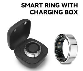 Smart Ring Fitness Rings for Men Women, Fitness Tracker Heart Rate Blood Pressure Ring Sleep Tracker Calories Step Counter, Waterproof Health Smart Ri