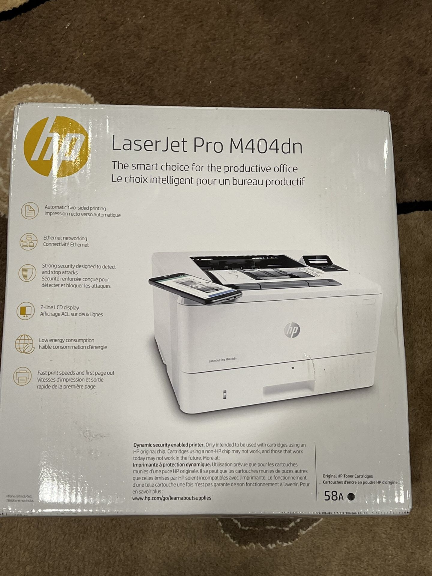 HP LaserJet Pro M404dn Printer (Brand New)
