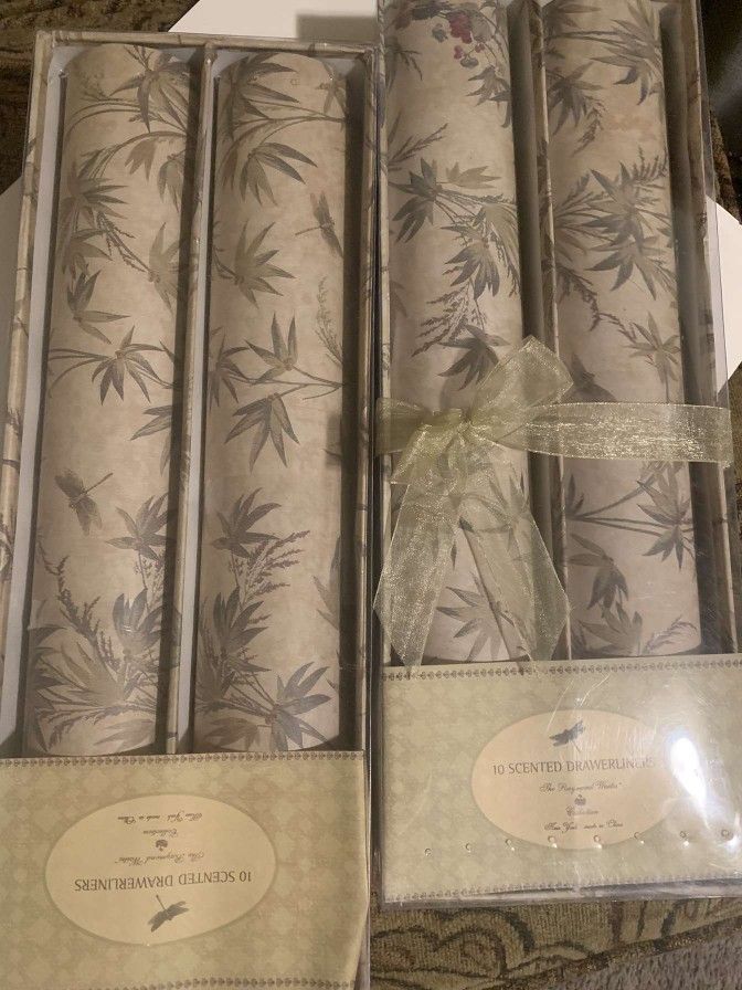 2 Boxes 10 Rolled Drawer Liners