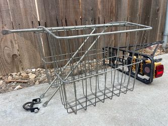 Heavy Duty Bike Basket and Rack