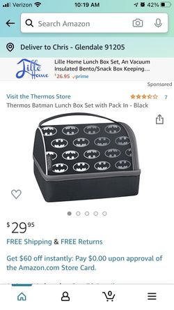 Thermos Batman lunch box Set