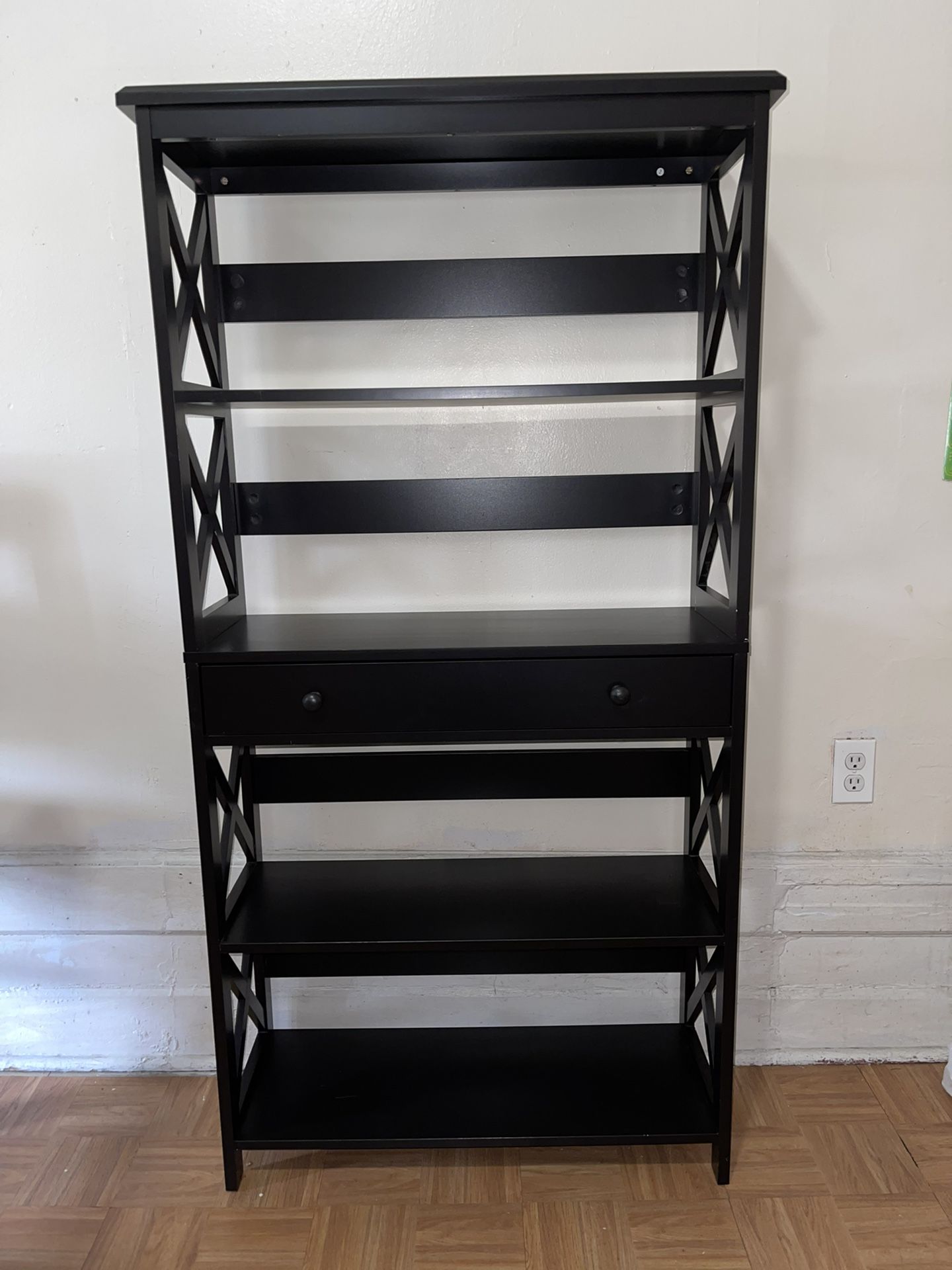 5-Tier Bookcase with Drawer
