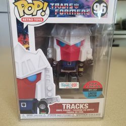 Funko Pop! Tracks Transformers #96 Emerald City Comic Con Festival Of Fun Toy Tokyo Exclusive