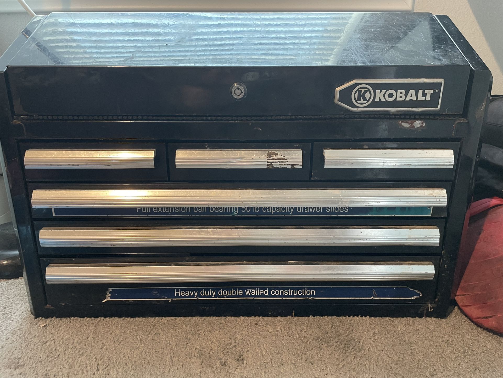 Kobalt 6 Drawer Box Loaded With Tools