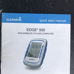 Garmin Edge 500 Heart Rate Monitor GPS-Enabled Cycling Monitor