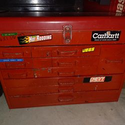 Vintage Stanley 26" Portable Tool Chest / Top Box - Made in USA