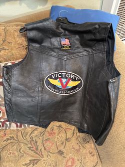 Victory motorcycle rider vest