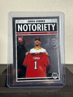 Emeka Egbuka Mosaic Notoriety Rookie Card