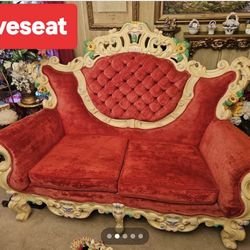 Antique Couch And Love Seat 