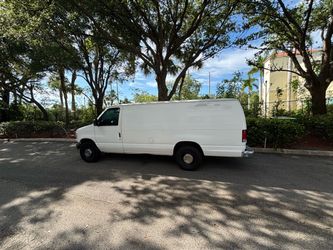 Ford E-Series Extended Cargo Van White
