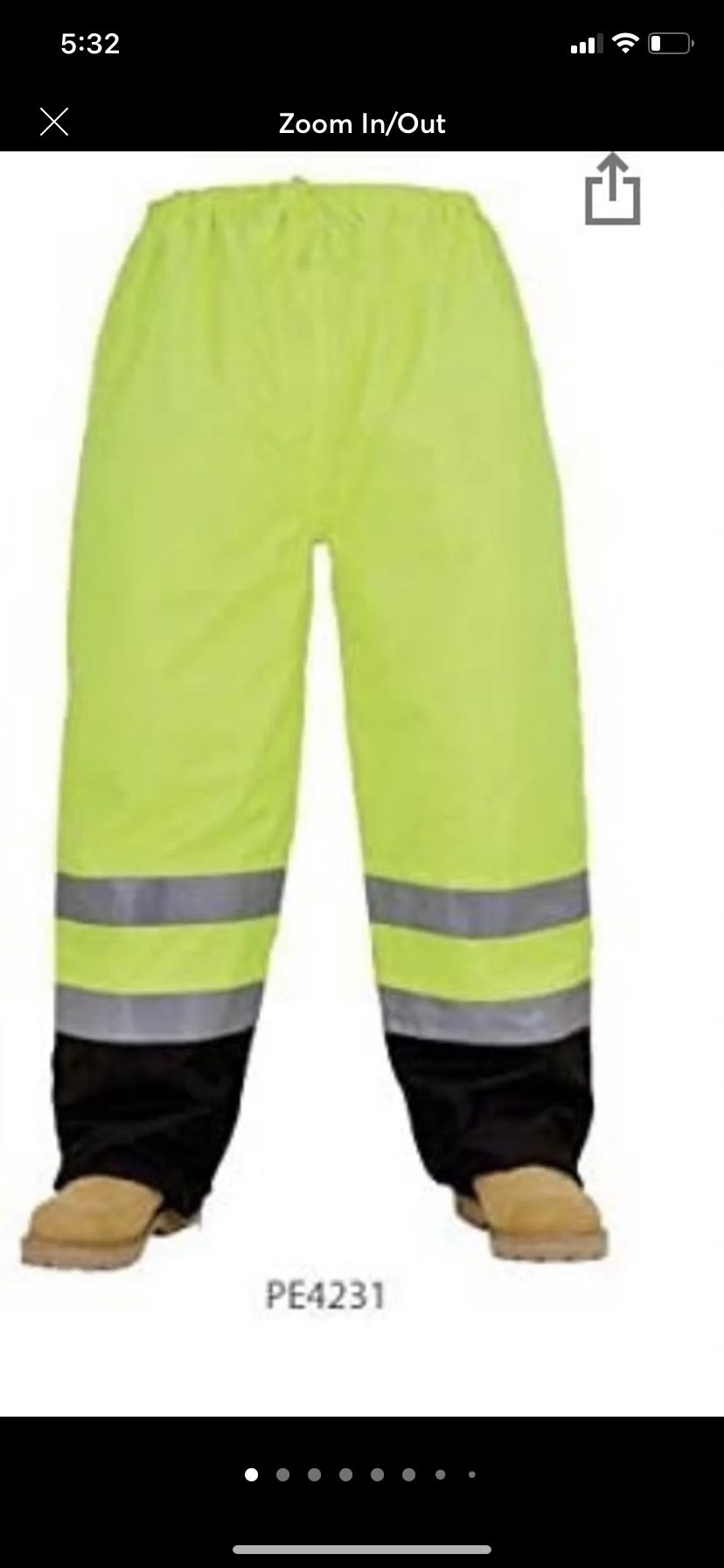 3A safety reflective pants