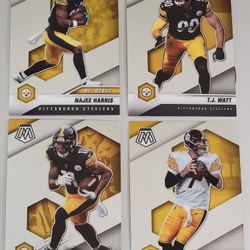 Pittsburgh Steelers Mosaic Base Set 4 Card Lot NM