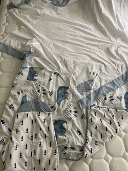 Baby Polar Bear Crib/toddler Bed Set