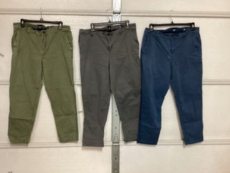 Three pair of women’s size 16 relaxed girlfriend pants