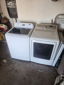 Samsung Washer And Electric Dryer Large Capacity