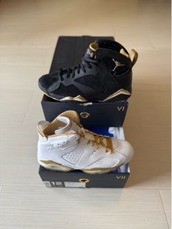 Nike air Jordan 6/7 golden moments pack size 12