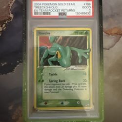 Gold Star Treecko PSA 2 