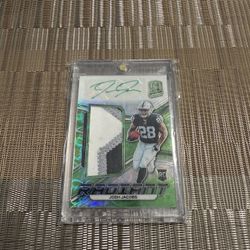Josh Jacobs RPA 12/50 Player Worn