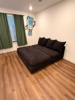Black sofa