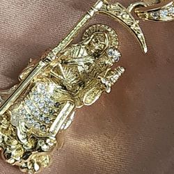18K Gold Filled Grim Reaper