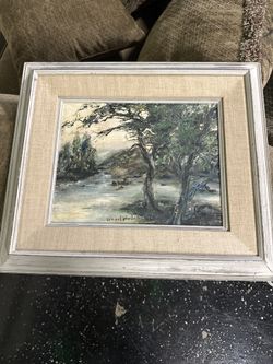 Framed Landscape Painting