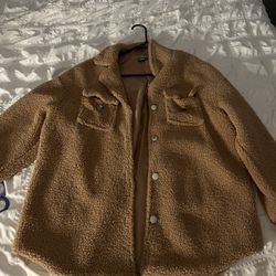 Brown Fur Teddy Sweater