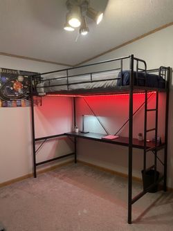 Twin size loft bed