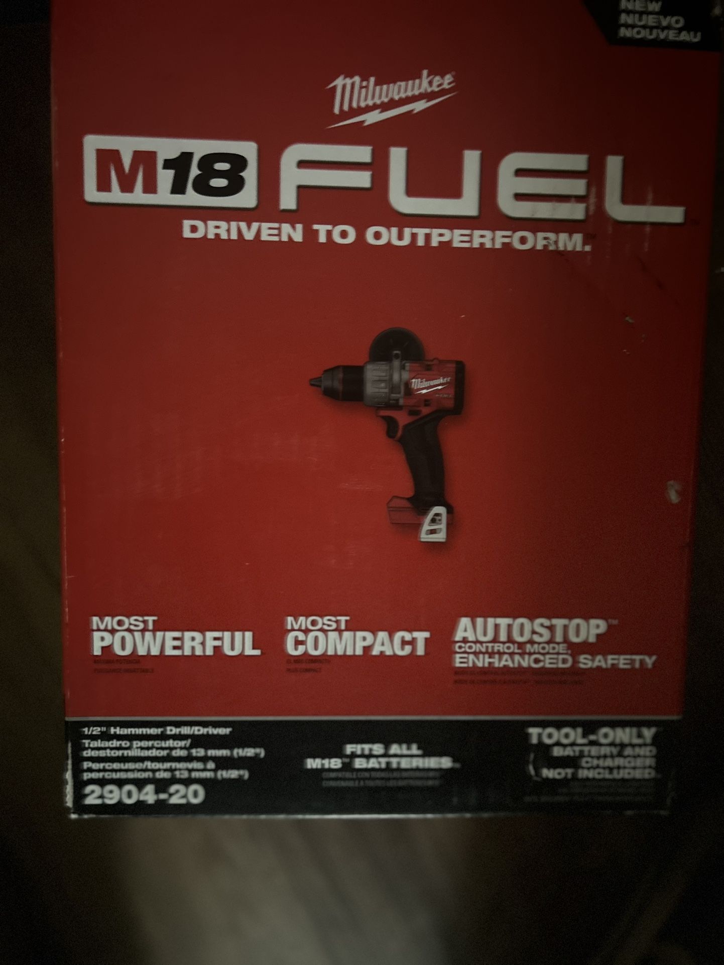 Milwaukee M18 Fuel 1/2 “ Hammer Drill Tool Only