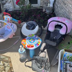 Baby Walker Car Seat Booster And Play Walker 