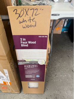 Wood blinds