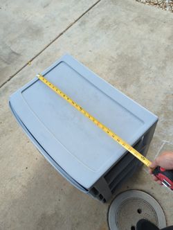 Plastic Storage Dresser 