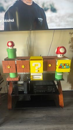 Super Mario entertainment stand