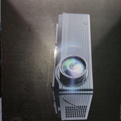 Projector With 100" Screen. 