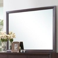 Global Furniture USA MR Noma Mirror, Merlot