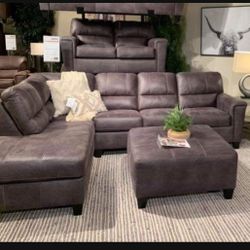 Navi 2 Piece Sleeper Sectional With Chaise💥 Brand New✅ Fastest Delivery 🚚 