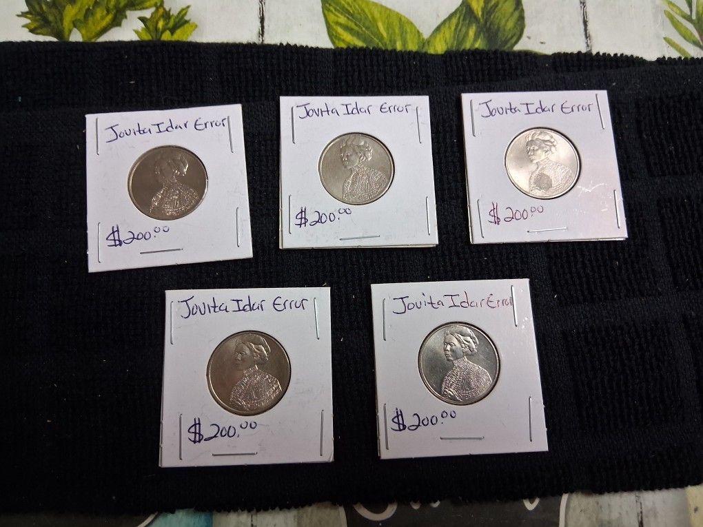 I Have 5 Jovita Idar ERROR COINS In COD WE TRUST
