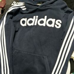 Adidas Navy Blue Hoodie (M)