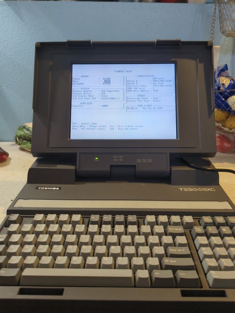 Toshiba T3200SXC Possible 1987 To 1989