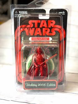 Star Wars Holiday Darth Vader Action Figure 2005