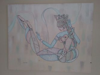 Original Julian Bross Indian painting