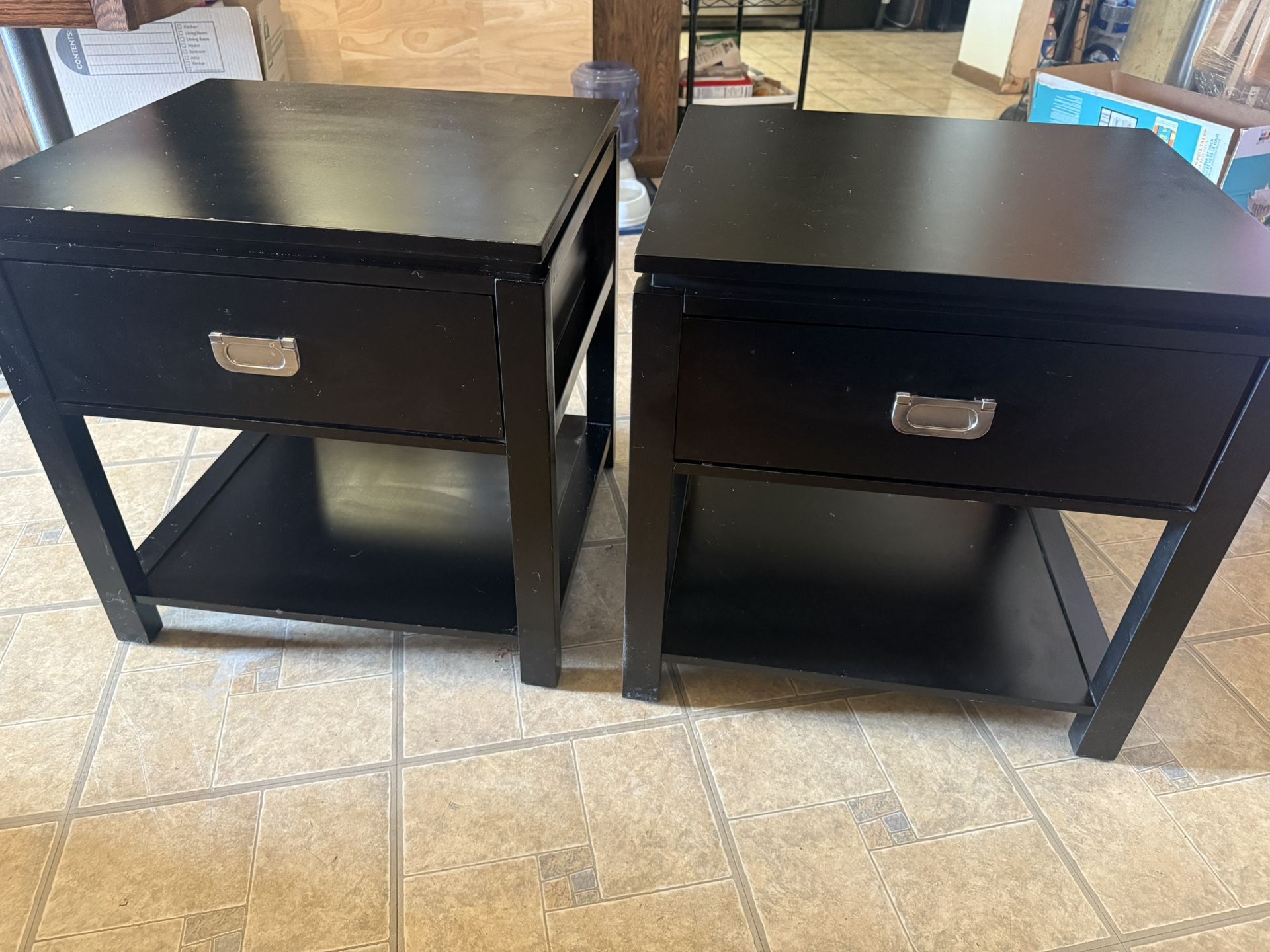 Coffee and side tables
