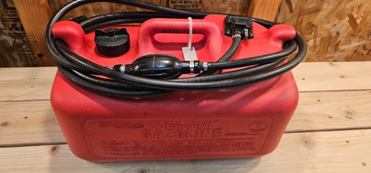 6 gallon outboard tank with hose