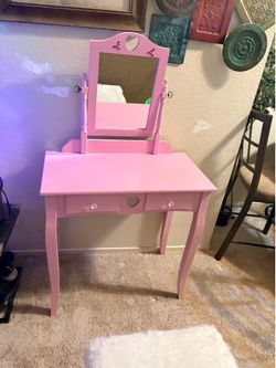Pretty Pink Vanity.