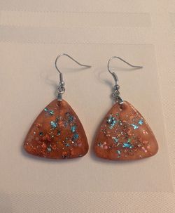 Handmade resin earrings