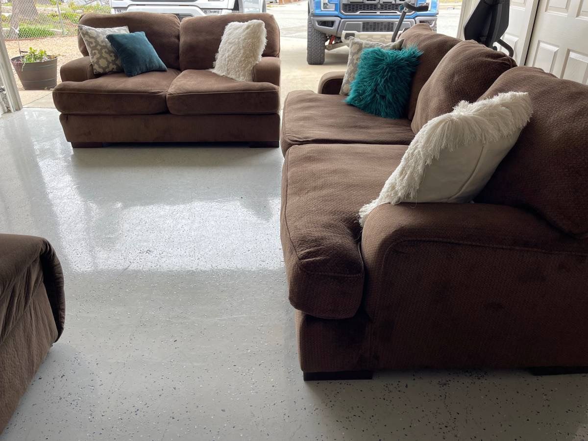 Large Deep Macys Couch And Loveseat Ottoman For Extra