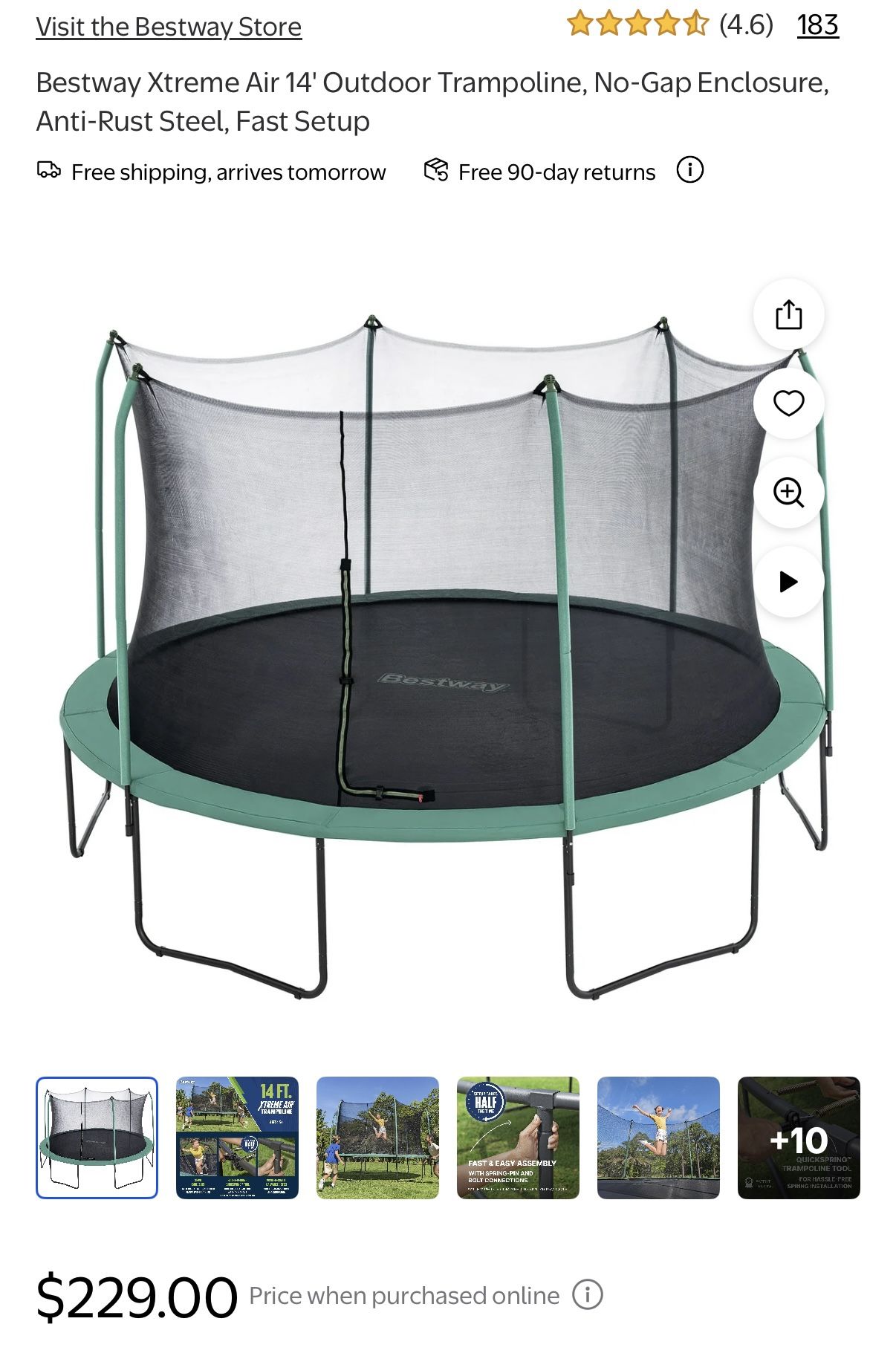 14 FT Trampoline - NEW