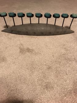 Candle holder with candles